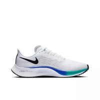 Nike Air Zoom Pegasus 37 Men's And Women's Shoes White Rainbow Running Shoes BQ9646