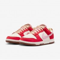 Nike Dunk Low Men's and Women's Retro Casual Sports Shoes Beige Pink FB7910-600