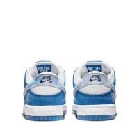 Born x Raised x Nike Dunk SB Low Blue and White Joint Sneakers FN7819-400