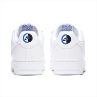 Nike AF1 AIR FORCE 1 women's four-hook white and blue low-top sneakers CT1990-100