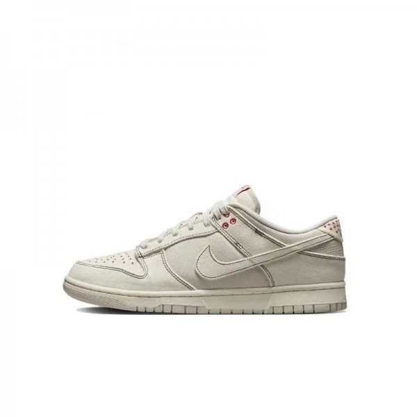 Nike Dunk Low Men's Women's Beige Industrial Blue Casual Low Top Sneakers DV0834-100