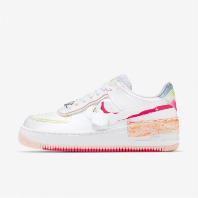 Nike Air Force One Women's Shoes Macaron Baiyun Rainbow Color Changing AF1 Low Top Sneakers DV1364-111